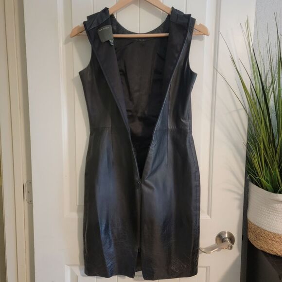 Muubaa Heiden Black Ombre Patent Leather Dress - Picture 6 of 14